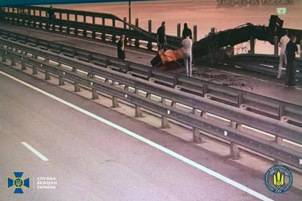  Удареният Кримски мост 